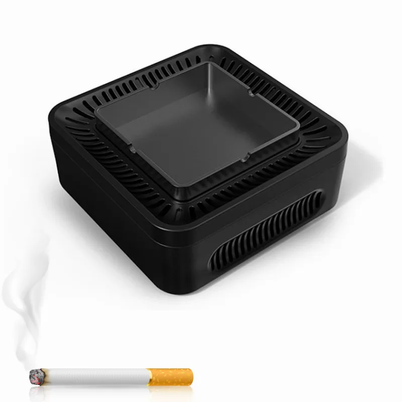 

Popular Ashtray 4000mA USB Rechargeable Smokeless Ash Tray Second Hand Smoke Air Filter Purifier Home Office Smoking Accessories