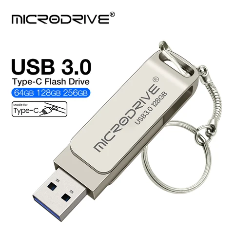 MicroDrive TJD004G0827 флешка USB C 64/128/256 ГБ