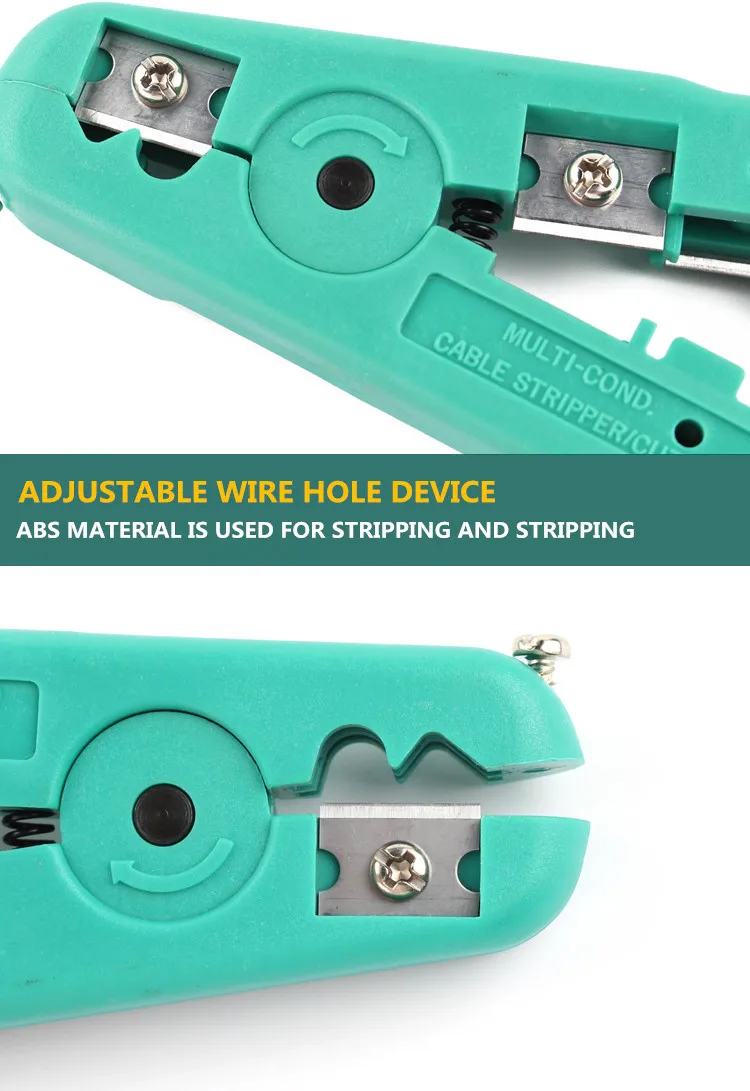 2 IN 1 Kit Pro'sKit CP-505 + 6PK-501 Group Universal Stripping Tool Multifunctional Crimping Stripper With High Quality
