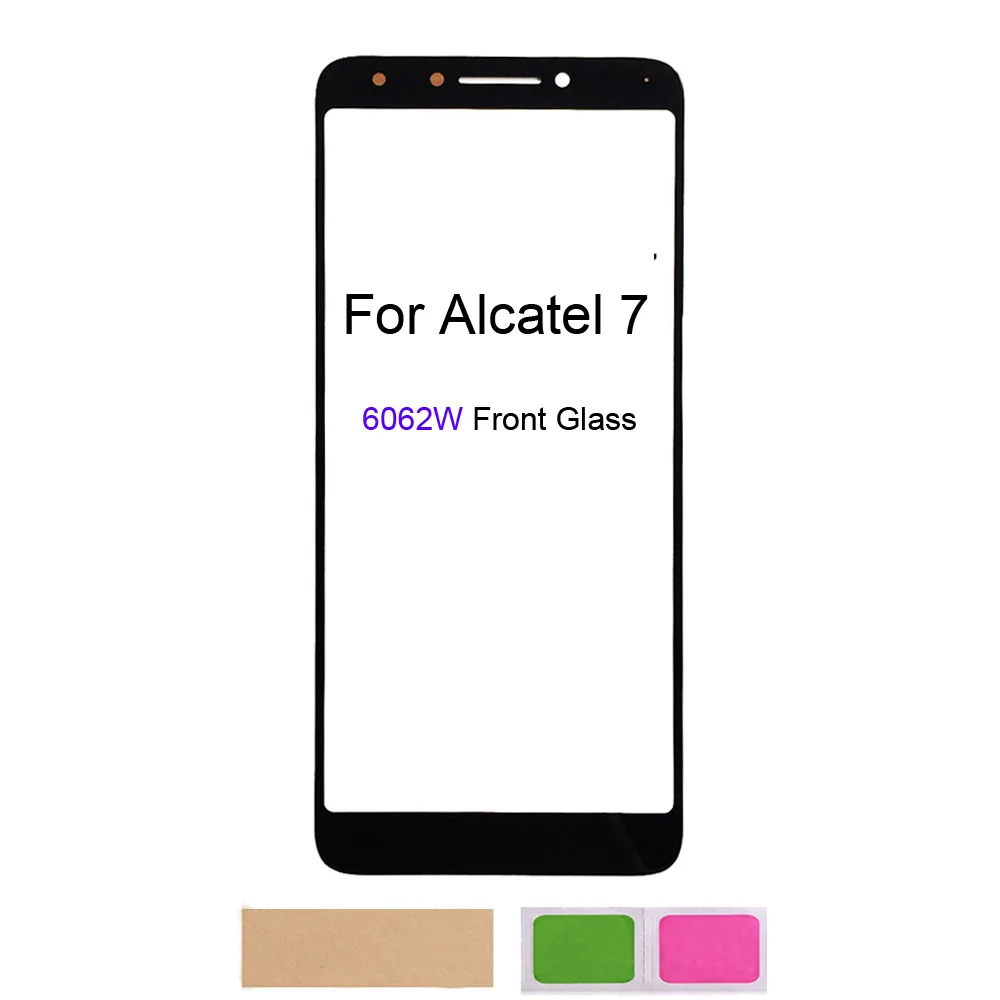 Для Alcatel 7 6062 ЖК сенсорный экран панель 6062 Вт передний экран стеклянная панель Телефон Замена Ремонт