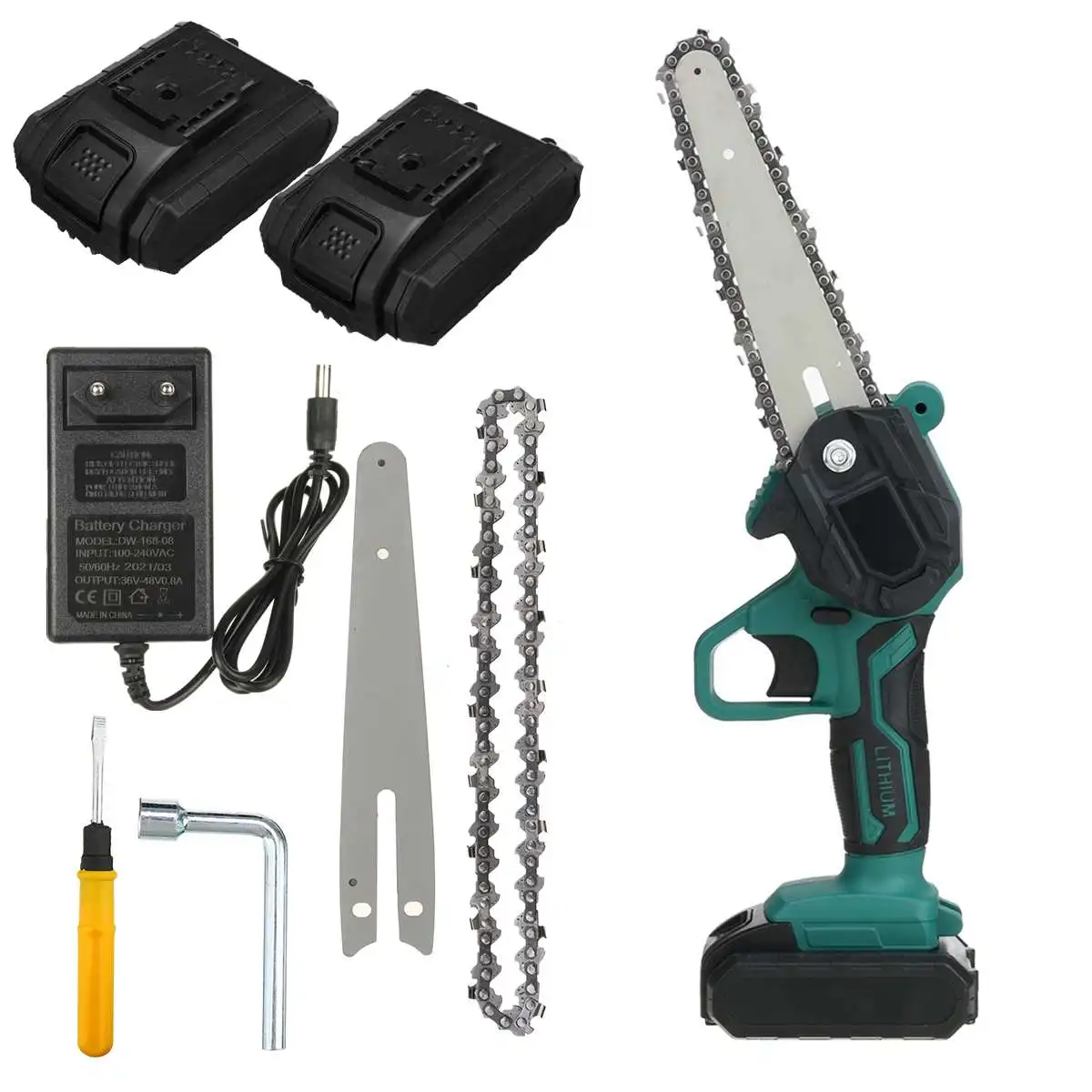 

Пила Электрическая аккумуляторная, 20 в, 6 дюймов, 1600 Вт, 2 шт.