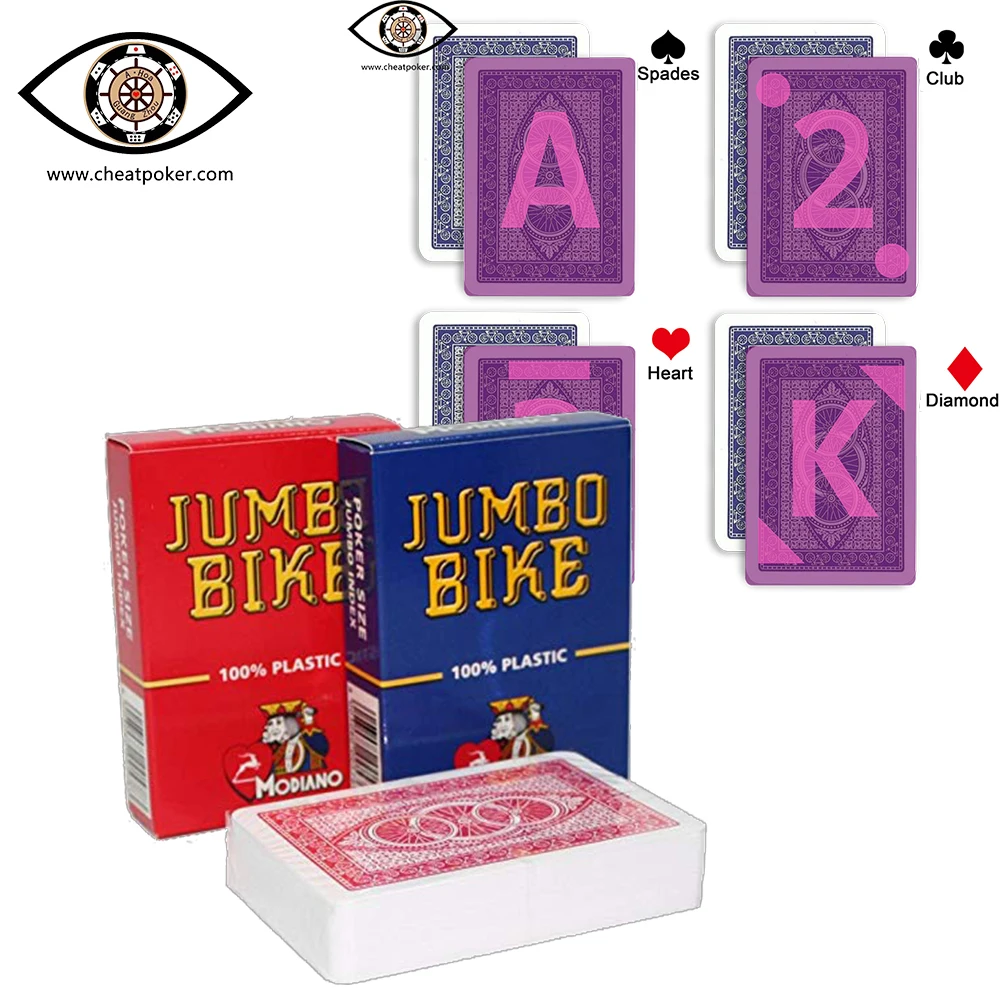 Modiano Jumbo Bike маркированные игральные карты для инфракрасного УФ-пластика