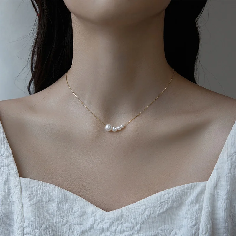 Жемчужное ожерелье новое женское колье Интернет-знаменитости