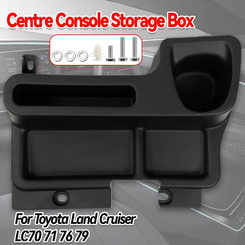 

For Toyota LC70 71 76 79 Series Land Cruiser Central Armrest Storage Box Center Console Organizer Tray Container Pallet Holder