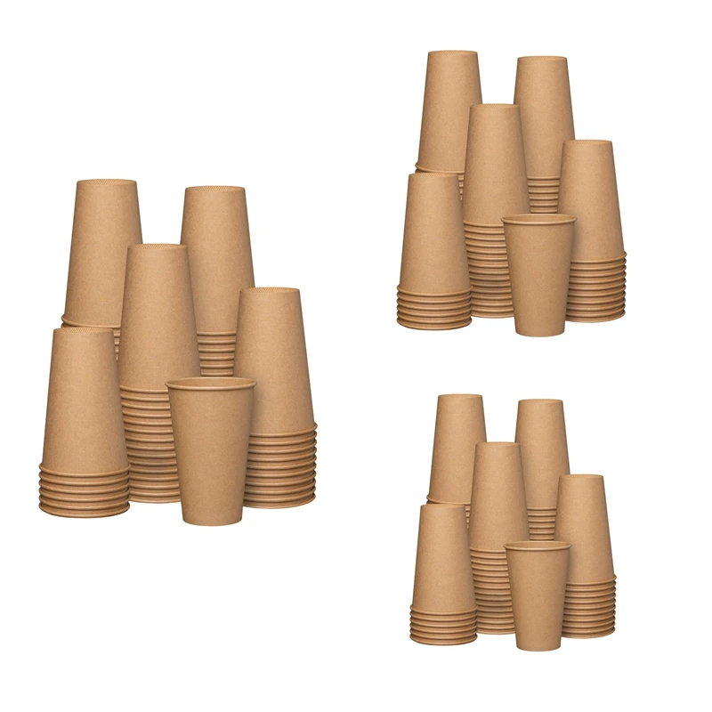 

Thick Single Layer Kraft Paper Cup Disposable Coffee Cup Hot Drink Cup With Coffee Paper Cup