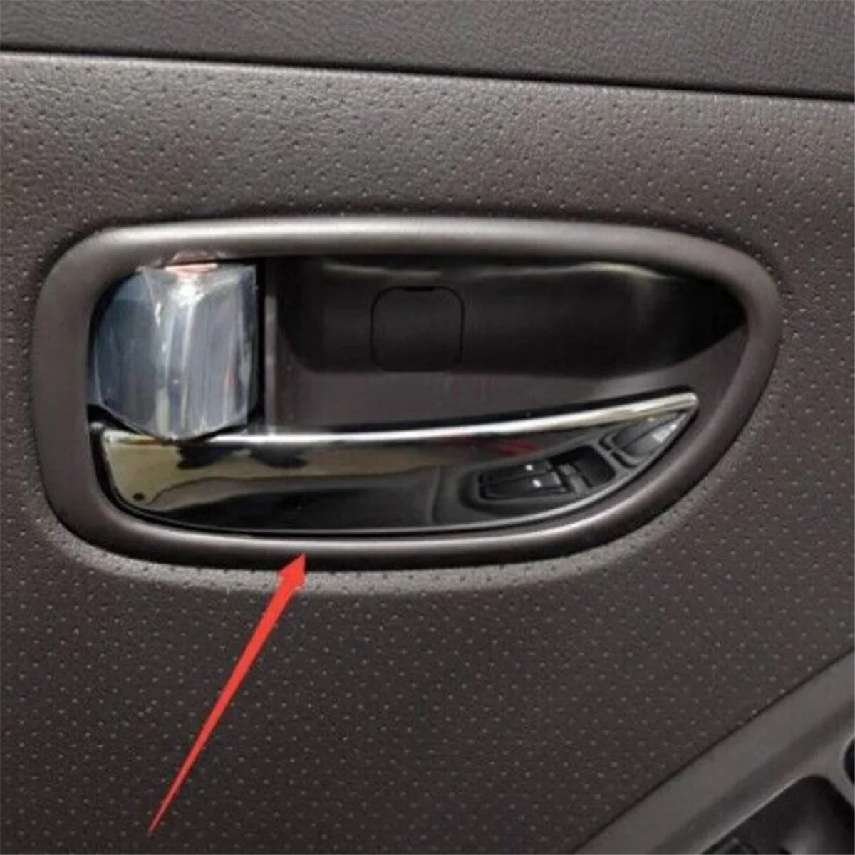 Внутренняя дверная ручка хромированная отделка в сборе 82610-0Q000 82620-0Q000 для Hyundai Elantra