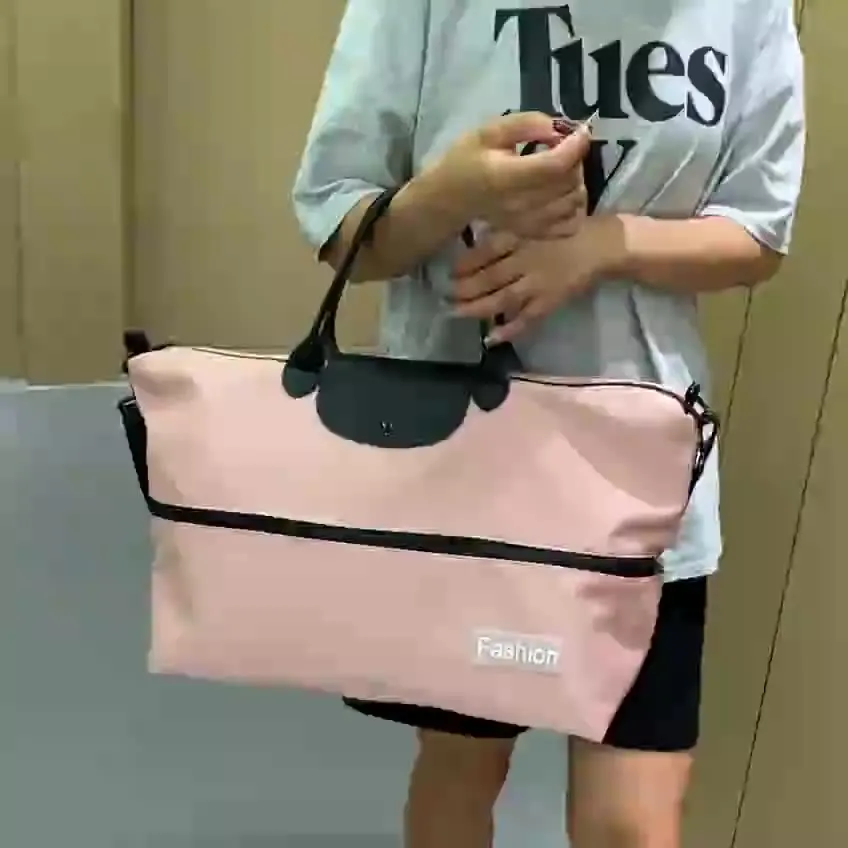 New Expandable Compact Folding Bag Leisure Sports Fitness Yoga Bag Business Travel Storage Bag Travel Bag Carry on Luggage