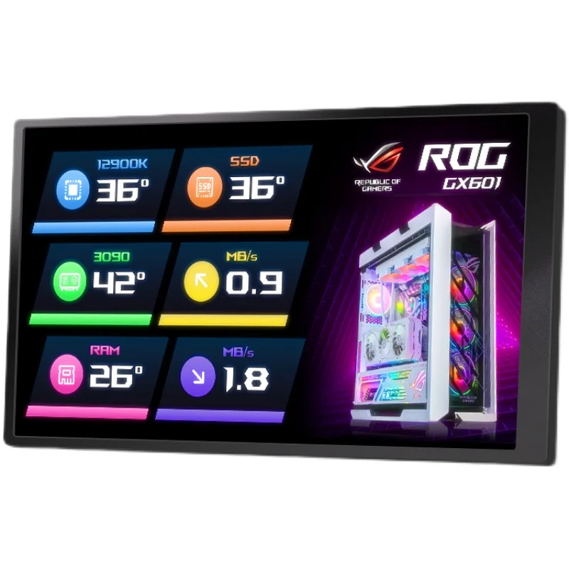 Polegada 2k 2560×1440 Hdmi Tela Secundária Computador Cpu Gpu Ram Hdd Monitor de Exibição para Aida64 Raspberry pi Windows Mac Novo 5.5