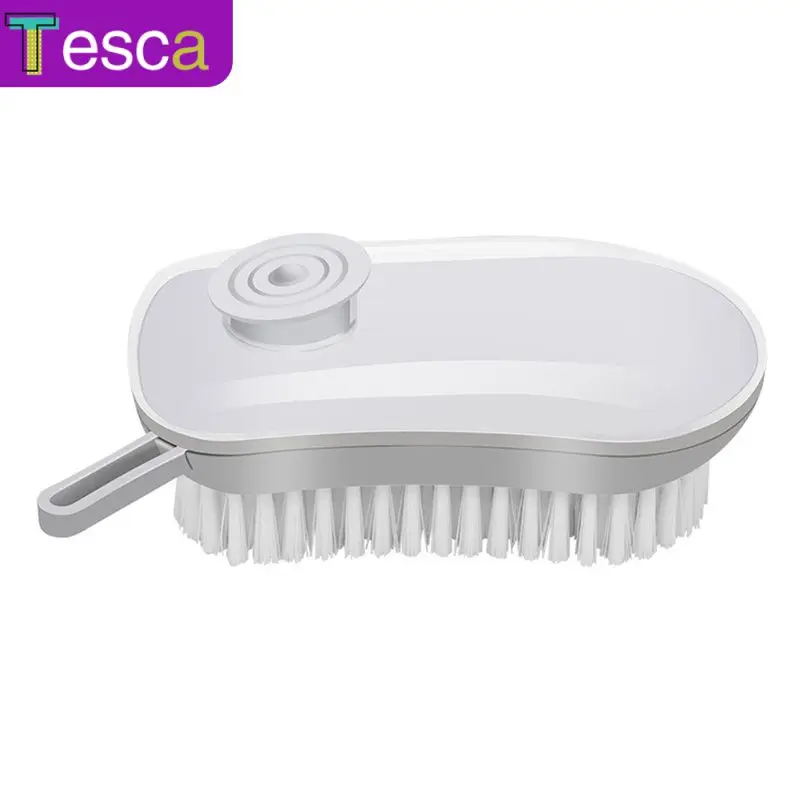 

Strong Cleaning Liquid Cleaning Brush Labor-saving Automatic Soft Brush Protect Hands Ergonomic Grip Design Shoe Laundry Brush