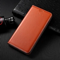 litchi texture leather phone case for huawei p smart z 2019 2020 2021 phone flip magnetic cover