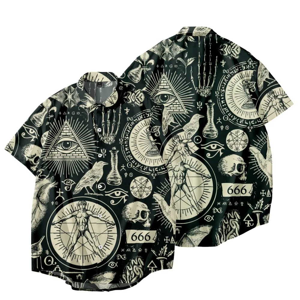 

New Retro Style Cute Fashion Short Sleeve Shirt Casual Kawaii Unisex Clothing