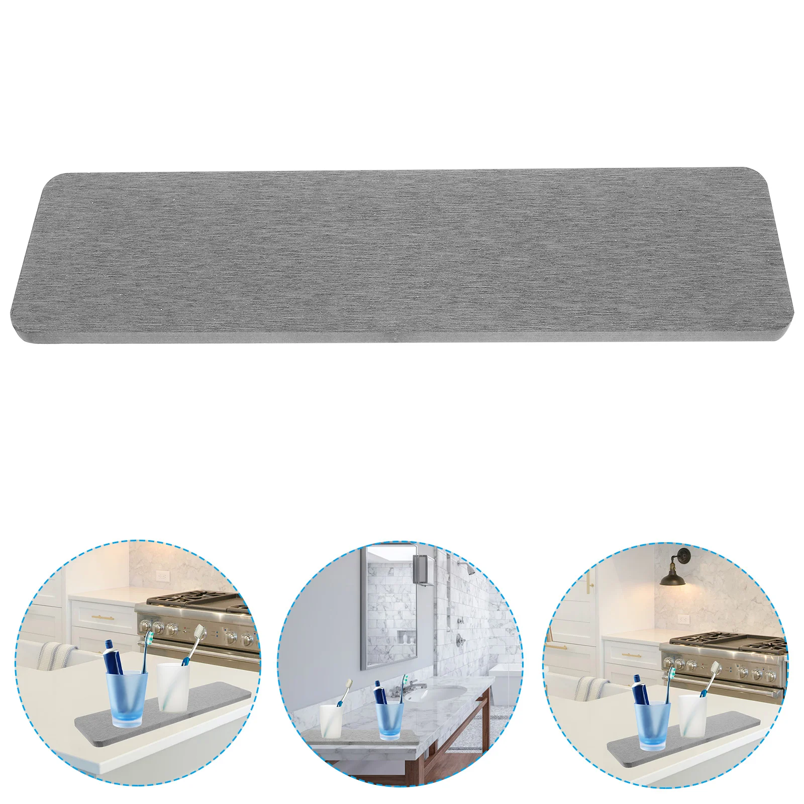 

Coasters Drinks Diatom Mud Pad Table Absorbent Soap Dish Sink Fibres Bathroom Counterop