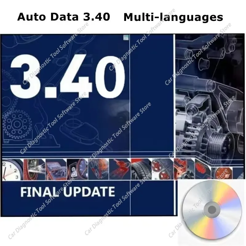 Фото Программное обеспечение AutoData 3.45 Drive для авторемонта 2024 года - Мультиязычные схемы подключения, видеоуроки по установке данных - Горячая распродажа №3