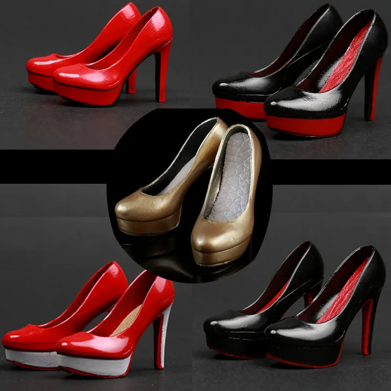

Коллекционная привлекательная Женская деловая обувь в масштабе 1/6 на высоком каблуке, на шпильке и платформе, модель обуви для экшн-фигурки 12 дюймов, модель тела