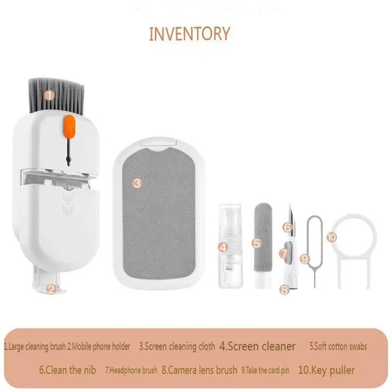 Многофункциональный набор для чистки клавиатуры 10 в 1