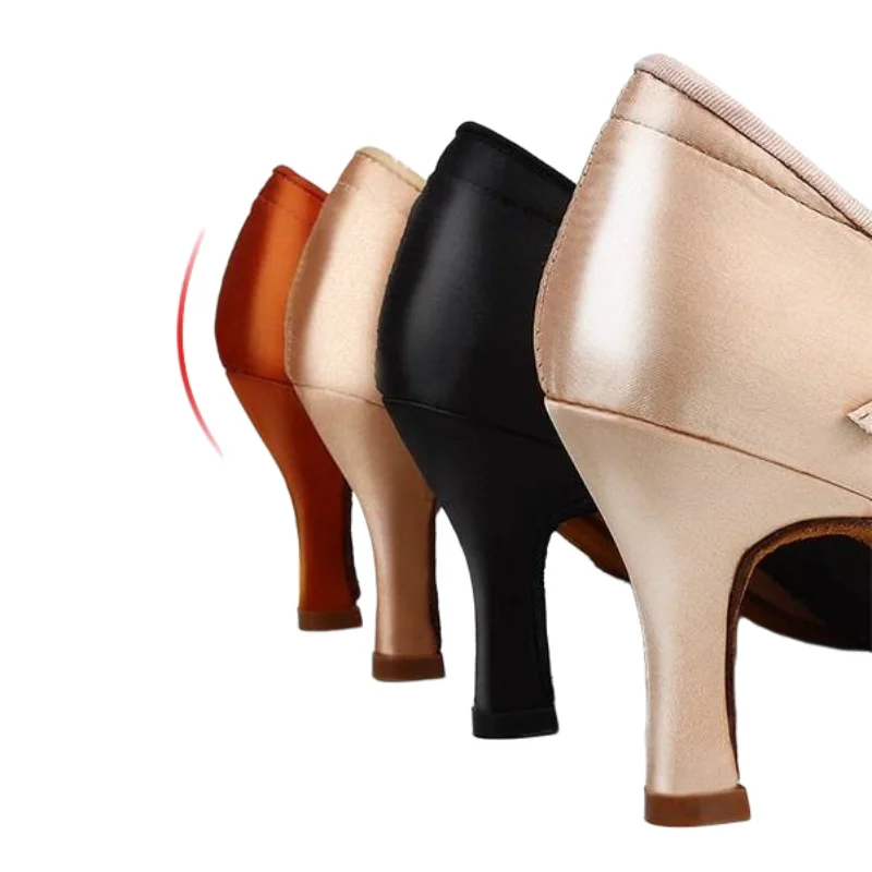 New Women Elegant Ballroom Modern Dancing Shoes Tango/Ballroom/Latin Dance Shoes Latin Shoes For Ladies Heeled 5.5/6.5/7.5 CM