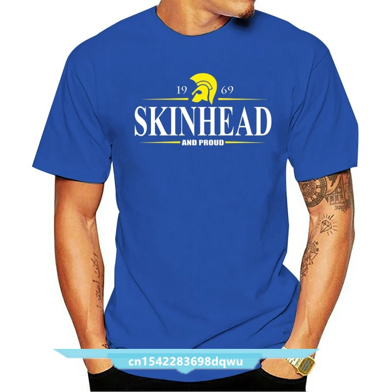 

2021 New Short Sleeve Casual Skinhead And Proud T-Shirt 1969 Skin Head Oi Ska T Shirt S-XXL Top Tee 100% Cotton Shirt