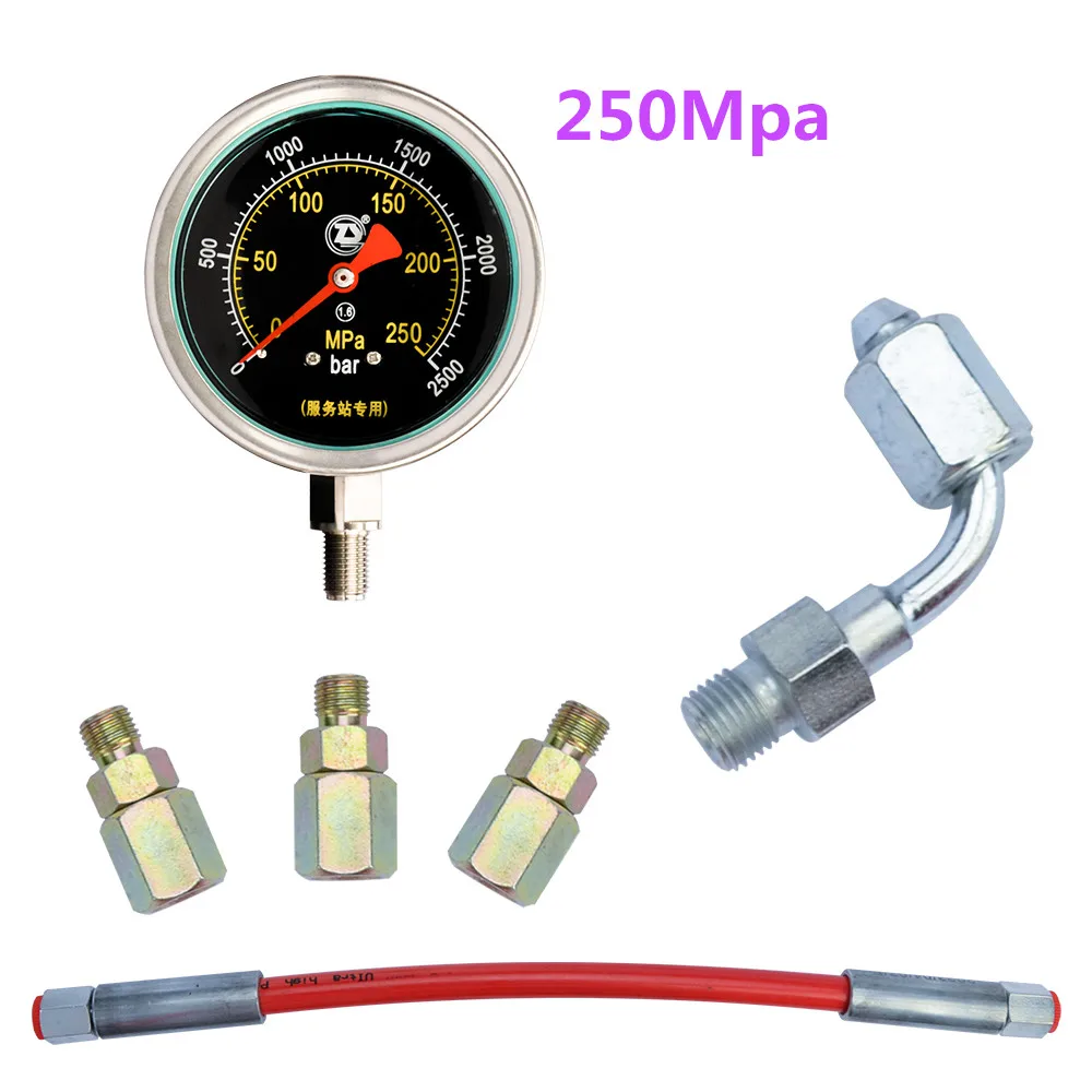 Измеритель давления насоса common rail 2500 бар, набор инструментов для тестирования Давления Поршня дизельного насоса 250 МПа, наборы для тестирования Давления Поршня Измеритель давления насоса common rail 2500 бар, набор инструментов для тестирования Давления Поршня дизельного насоса 250 МПа, наборы для тестирования Давления Поршня