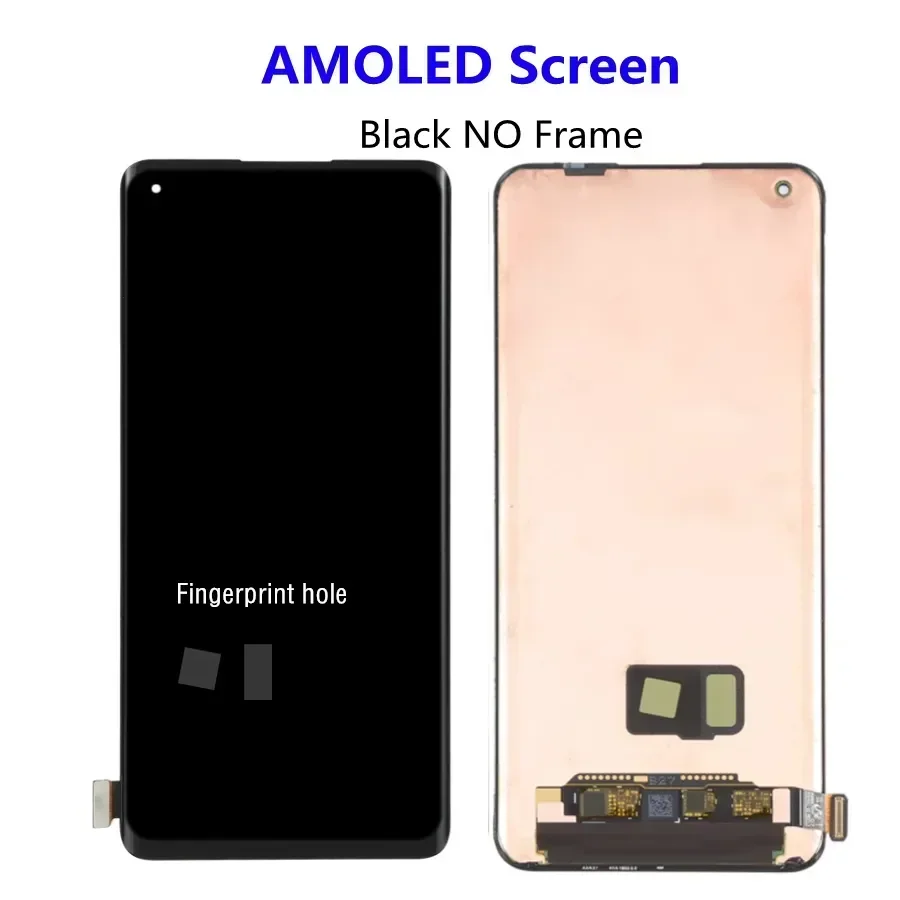 6 7 &quotAMOLED для OPPO Find X5 Pro ЖК-дисплей дигитайзер сенсорного экрана в сборе сменный