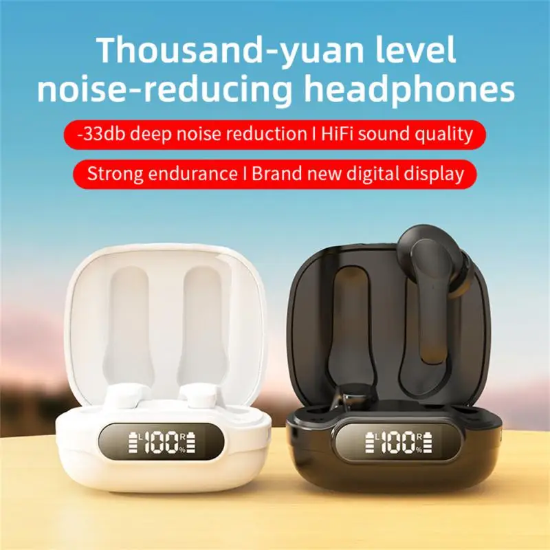 

Wireless Headphone Waterproof Low Latency In-ear Sports Earphones Digital Display In-ear Game Headset Earbuds
