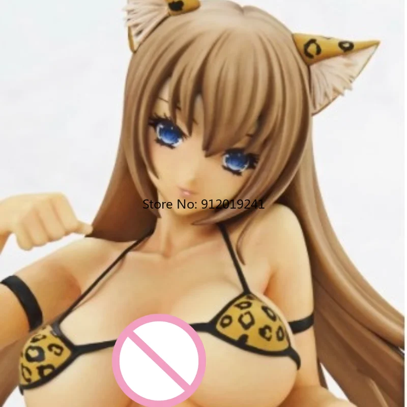 

20 см масштаб 1/6 Япония Q-Six Rara Minaduki Leopard girl Premium Ver. ПВХ Фигурки игрушки Аниме сексуальная фигурка модель игрушки Коллекционная кукла