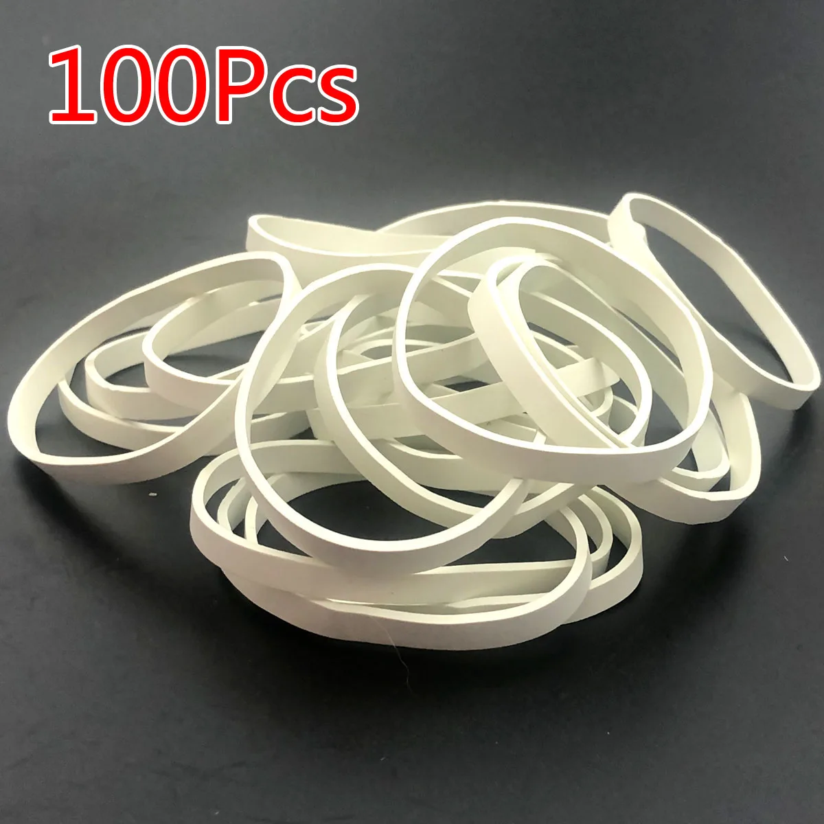 

Эластичные резинки белые 100 шт