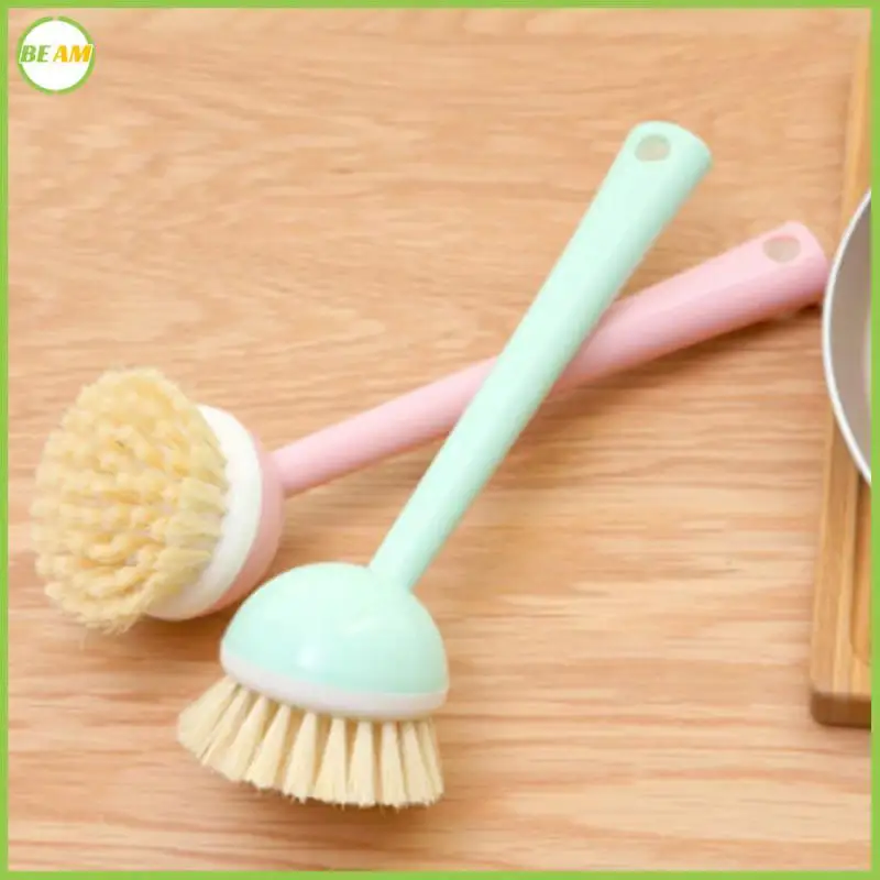 

Cleaning Brush High Temperature Resistant Long Handle Brush Natural Sisal Pp Stain Removal Long Handle Pan Pot Brush Brush