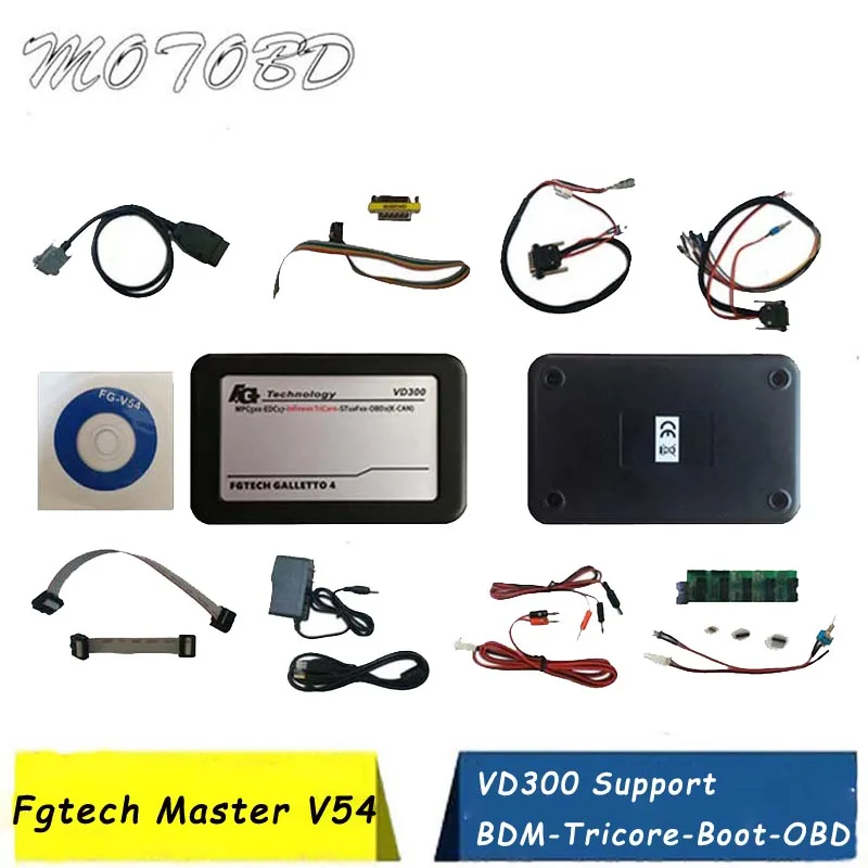 Новинка 2023 Fgtech Master V54 VD300 Поддержка BDM-Tricore-Boot-OBD FG Tech инструмент для тюнинга