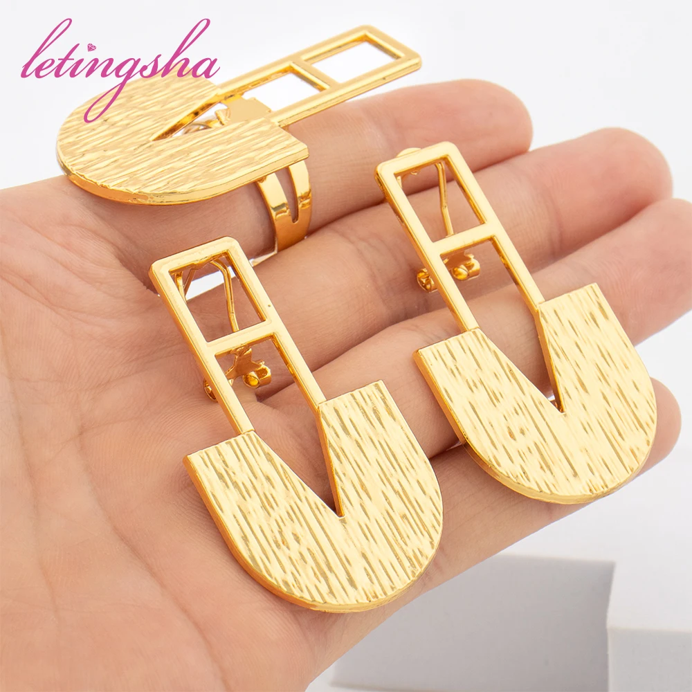 Роскошное искусственное Африканское позолоченное 18 карат ювелирное изделие из