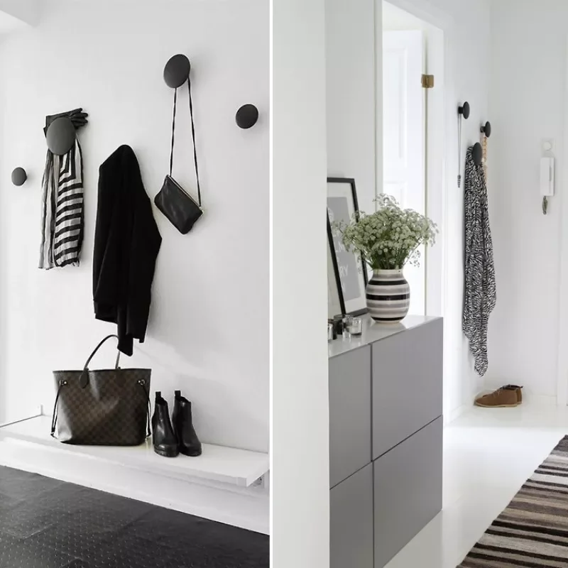 Деревянная вешалка для пальто украшения дома гостиной |