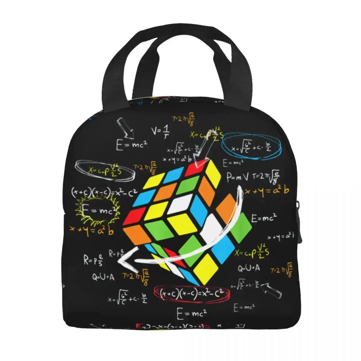 Портативный Ланч-бокс для любителей математики Rubix Rubiks многофункциональный