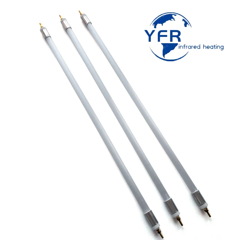 ИК-эмиттерный элемент молочно-белый керамический трубчатый 2000 Вт инфракрасная
