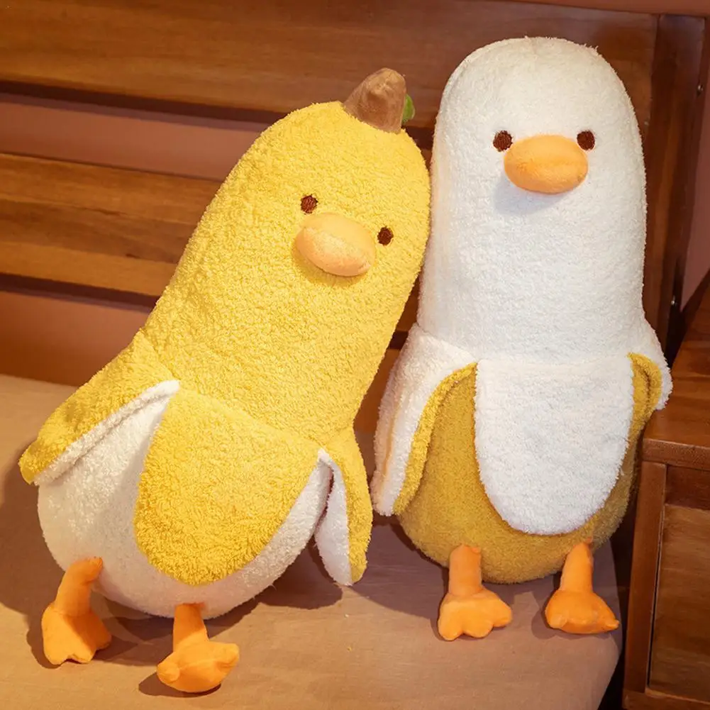

50cm Cute Banana Duck Plush Toys Soft Down Cotton Cartoon Sleeping Pillow Home Sofa Bed Decoration Girl Gifts Hot Sale