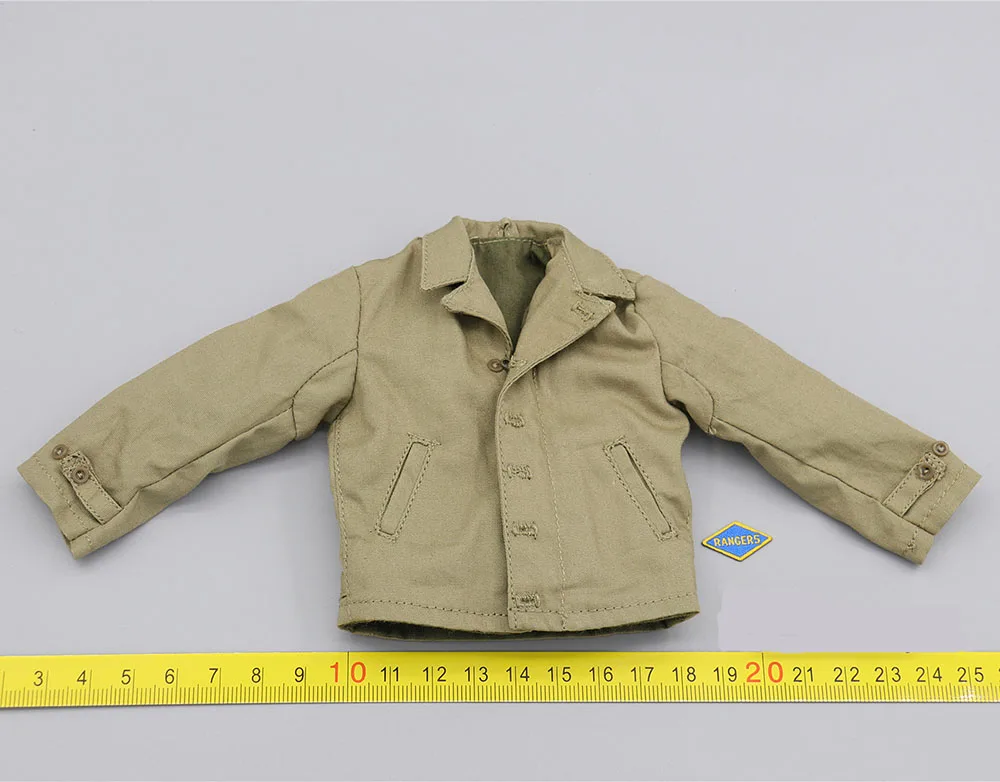 

1/6 DID A80155 WWII Series US. Ranger Battalion Series 6 Private Mellish Military Jacket Coat With Medal For 12" Figures