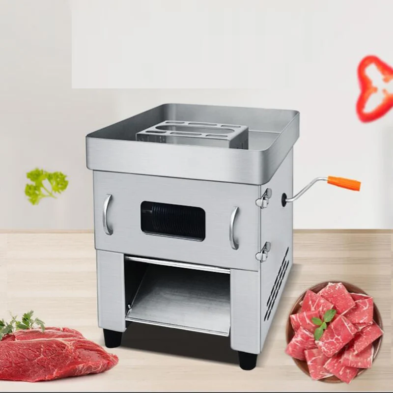 

Desktop Slicing Machine For Mutton Beef Roulade Hard Vegetable Slicer Meat Cutter Machine