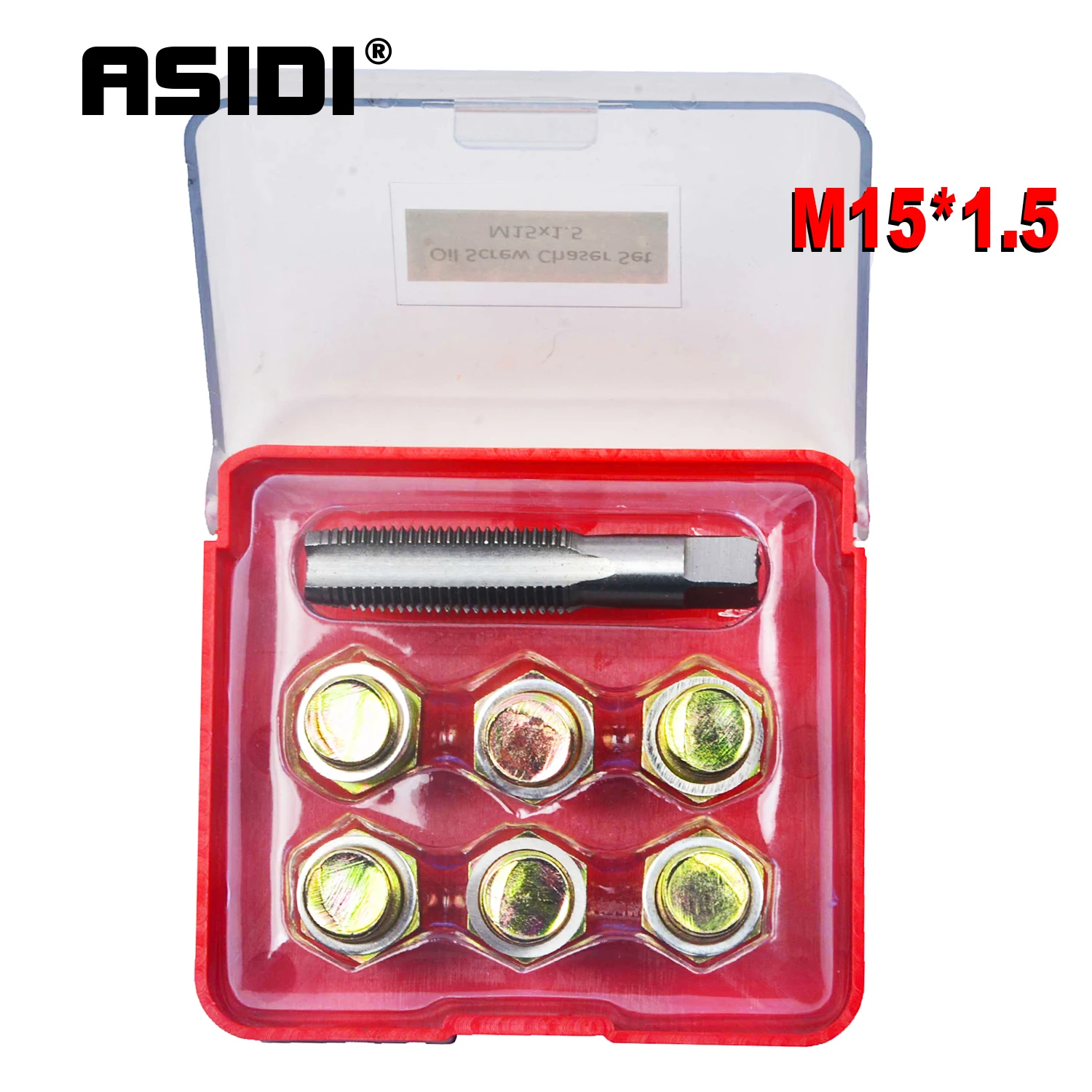 Набор для ремонта резьбы масляного поддона 7 шт. автомобильный сливной