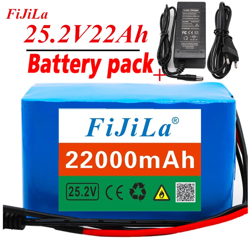 

6s4p 24V 22.0Ah 18650 Battery Lithium Battery 25.2v 22000mAh Electric Bicycle Moped /Electric/Li ion Battery Pack with charger