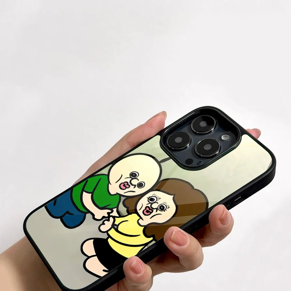 Милый мультяшный чехол Bbang для телефона IPhone 11 12 13 14 15 16 Plus Pro Max зеркальный