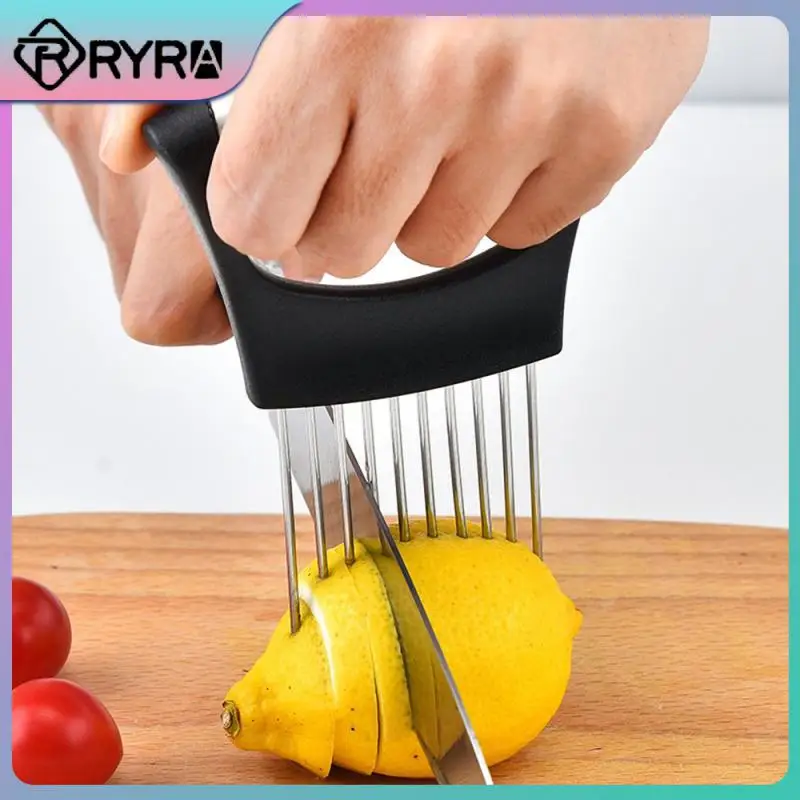 

Tomato Fruit Slicer Not Easy To Deform Modern Minimalist Onion Fork Easy To Clean Thick Material Kitchen Knife Fruit Slicer