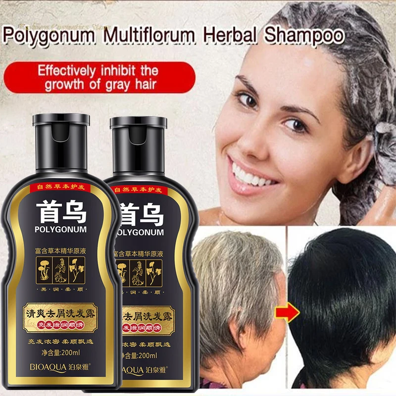 

Polygonum Multiflorum White To Black Hair Shampoo Hair Care Anti-dandruff Anti-Dandruff Anti Hair Loss Moisturizing Refreshing