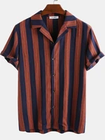 men clothing 2022 mens shirt short sleeve lapel printed shirt men hawaiian shirt camisas para hombre