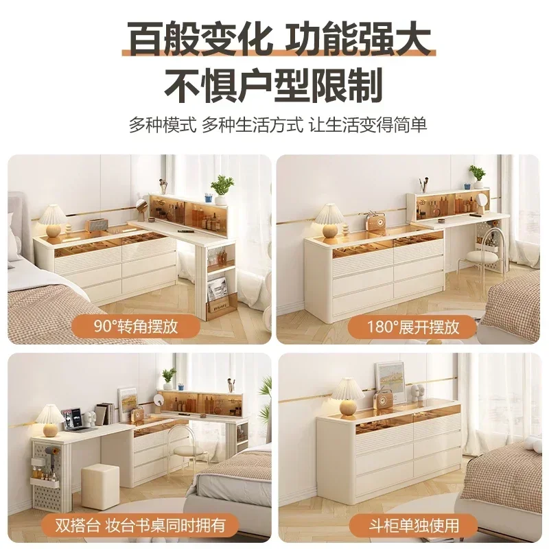 Chest of Drawers Storage Cabinet Integrated Dresser 40cm Bedroom Wardrobe Drawer Tailstock