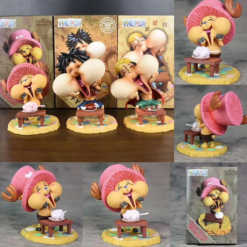 

Аниме One Piece Q Version, фигурка из ПВХ, Луффи, офоп, Тони Чоппер, экшн, коллекционная искусственная кукла, игрушки для детей, подарки