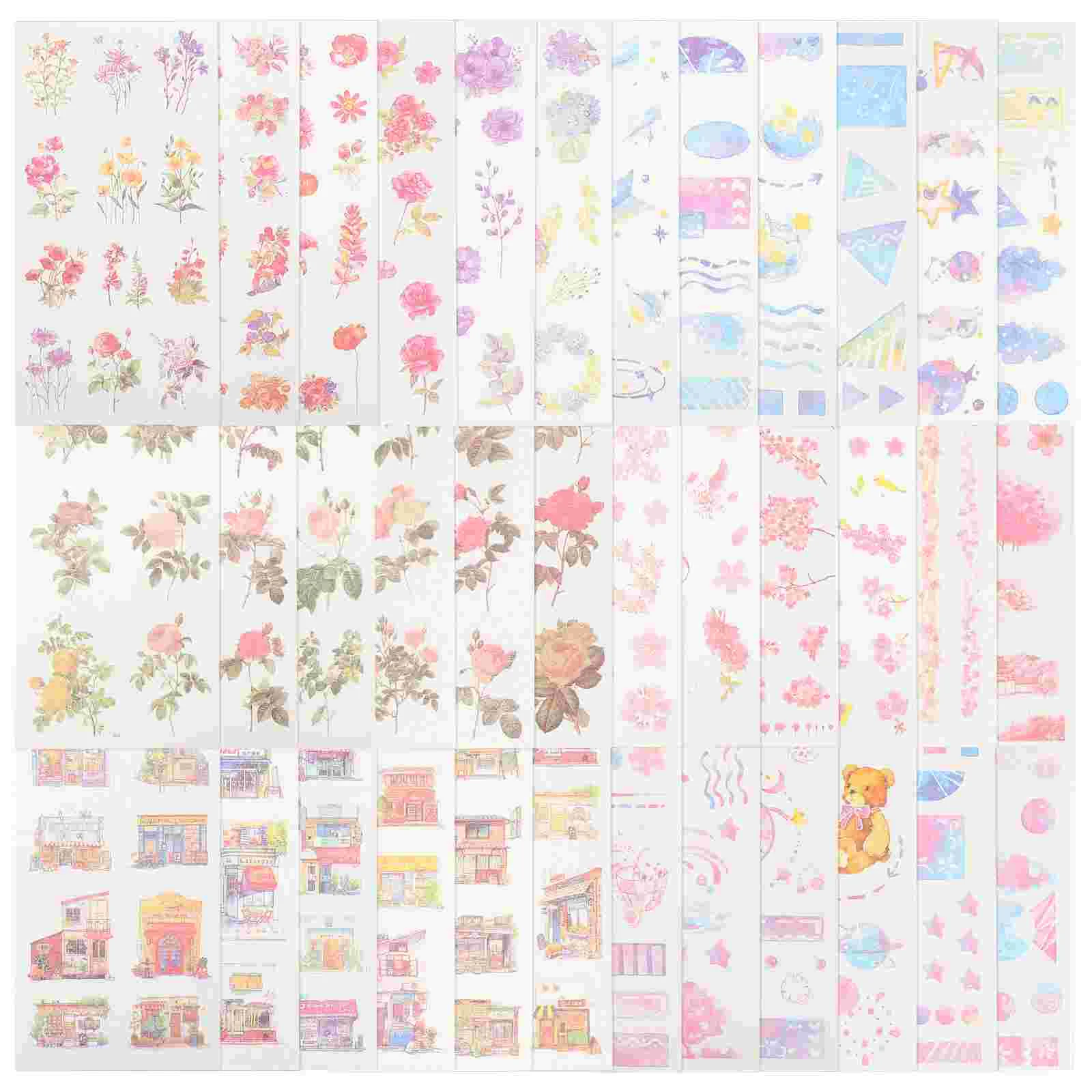 

Стикеры для скрапбукинга, Стикеры для скрапбукинга, Васи, товары для рукоделия, клейкая лента для журнала, переводная картинка, Цветочная уч...