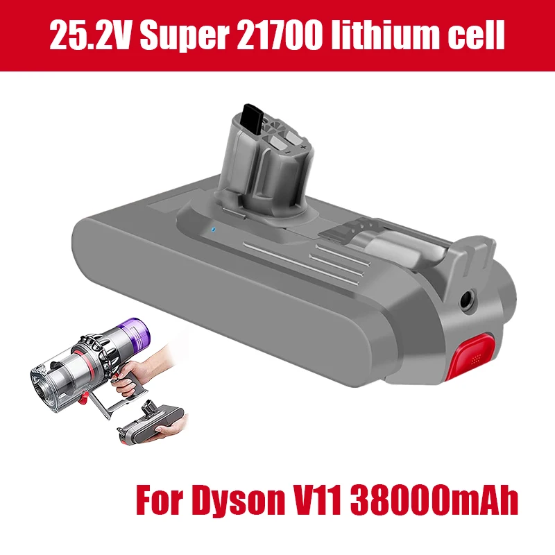 

For DysonV11 38000mAh Vacuum Cleaner Battery Li-ion Replacement Original Battery SV14 SV15(V11 Latest Snap Type And Screw remov)