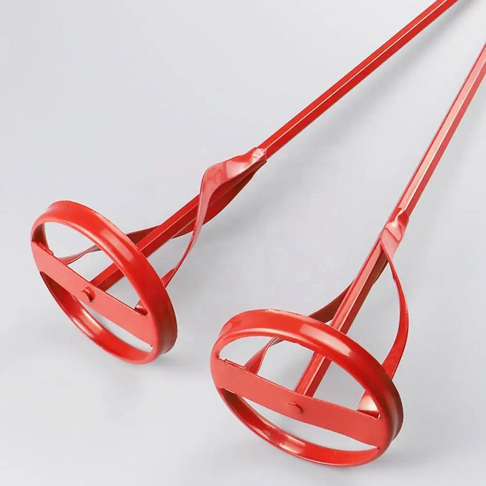 

Hexagonal Shaft Plaster Paint Mixer Red Mixing Rod Shovel For Electric Drill Construction Plastering Mortar Tool Accessorie K0b8