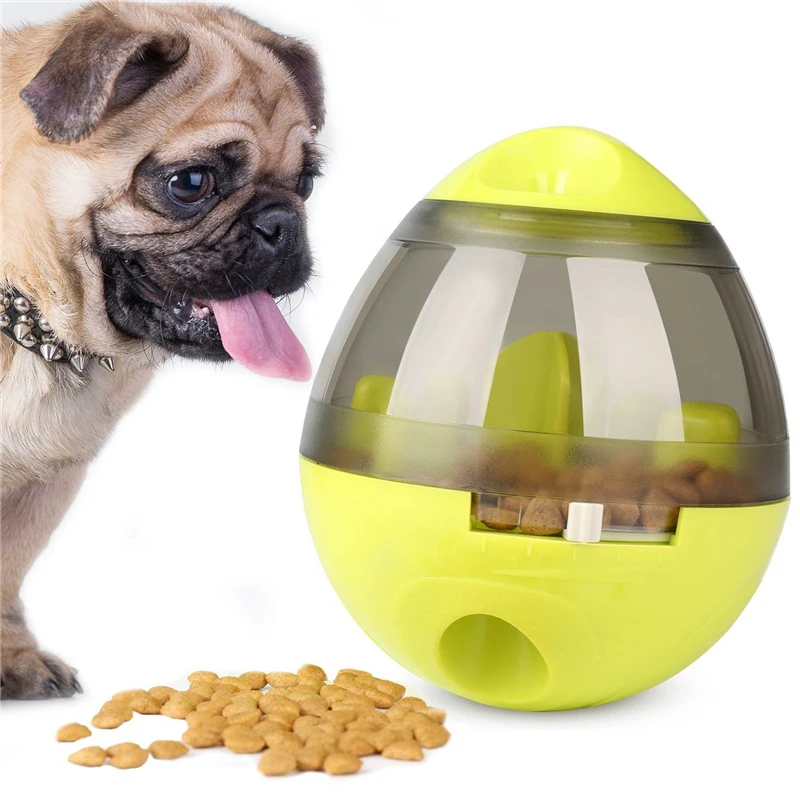

Tiger Dog Pet Toys Smarter Dogs Ball Food Dispenser Interactive Dog Toy For Pet Playing Training IQ Treat Ball Feed Tumbler