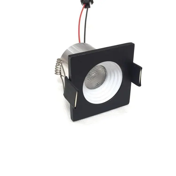

cob cabinet light Спот Потолочный Точечные Светильники 5pcs/lot Square светильник потолок Downlight 45mm Cabinet Spot Light fare