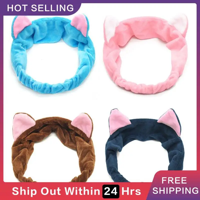 

Милая деталь для женского макияжа, удобная моющаяся головная повязка, головная повязка, ободок для волос