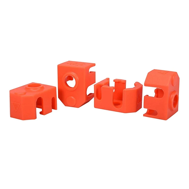 

4 шт., силиконовые нагревательные блоки для 3D-принтера